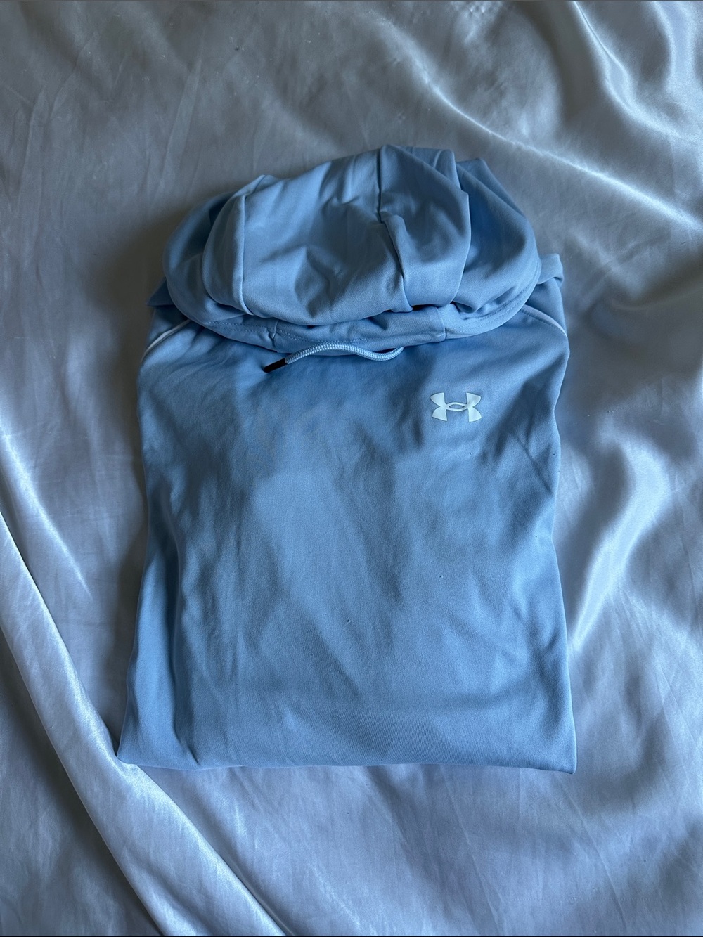 Under Armour women Sky Blue Hoodie with Logo